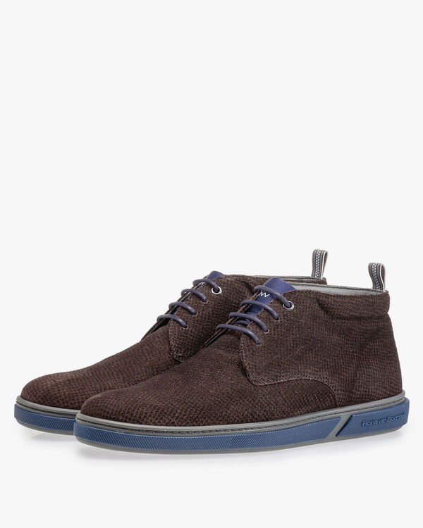 Veterboot bruin met print