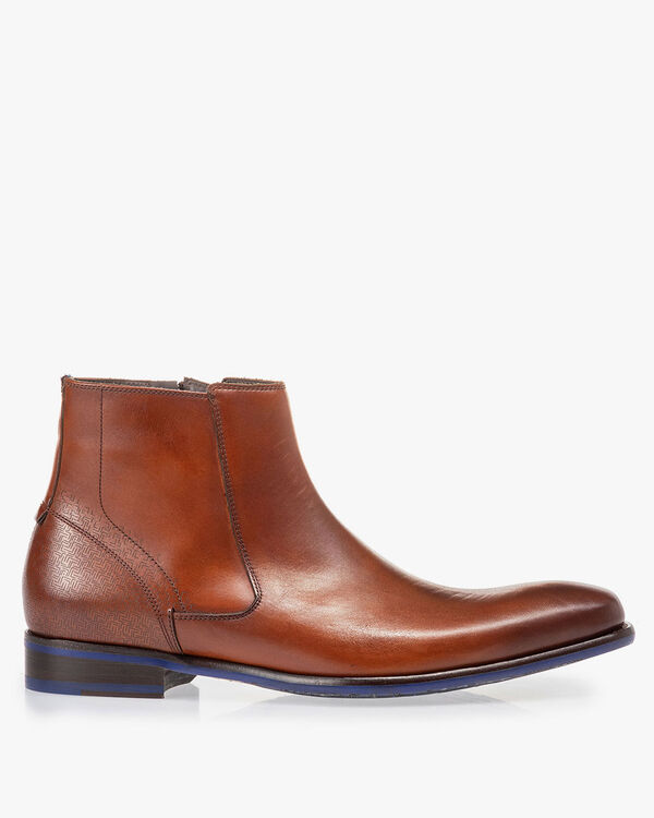 Chelsea boot cognac kalfsleer
