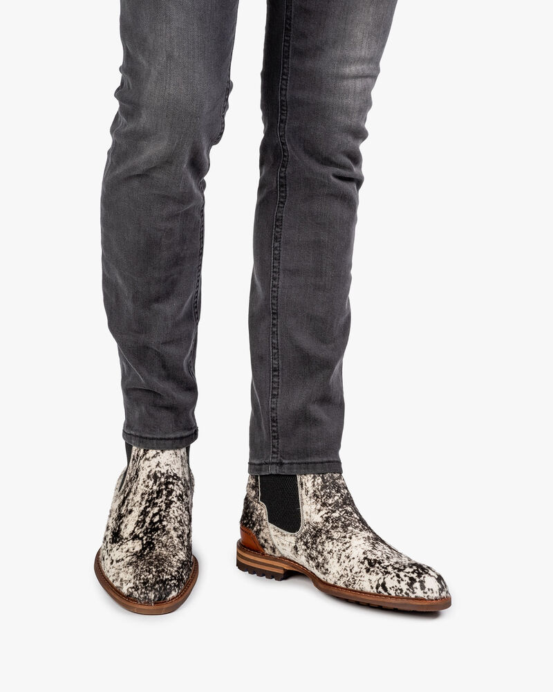 Chelsea boot pony off-white