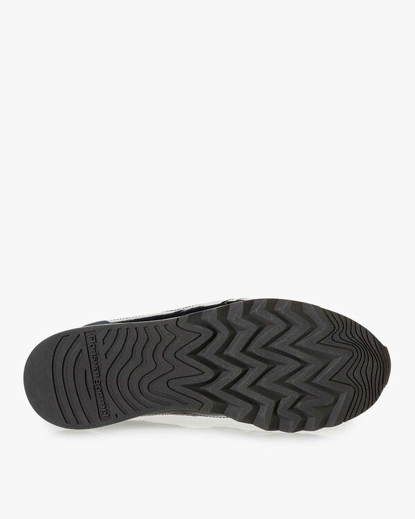 Blauwe lakleren sneaker