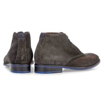 Veterboot grijs met print