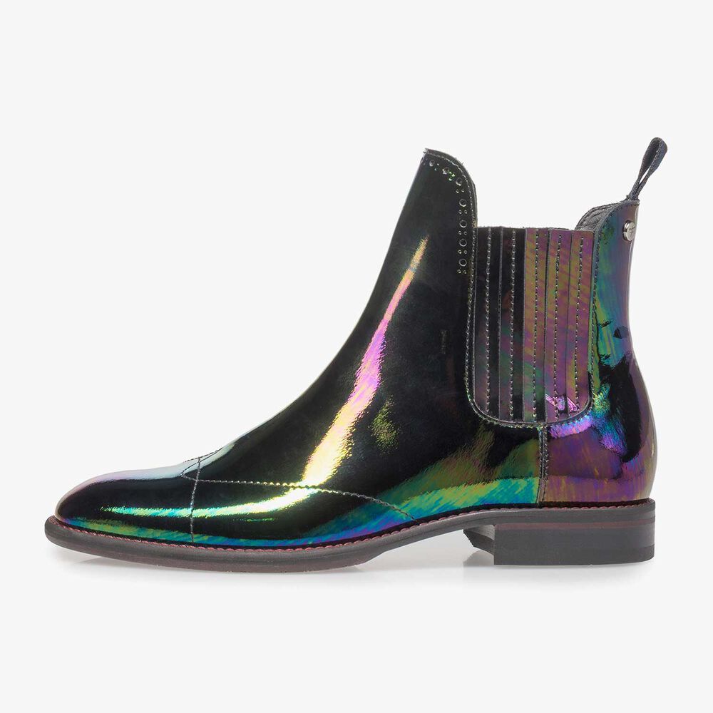 Multi-color chelsea boot van lakleer