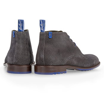 Veterboot grijs met print