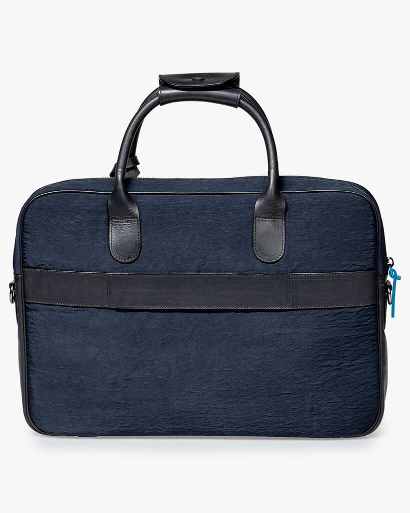 Office sleeve textiel blauw
