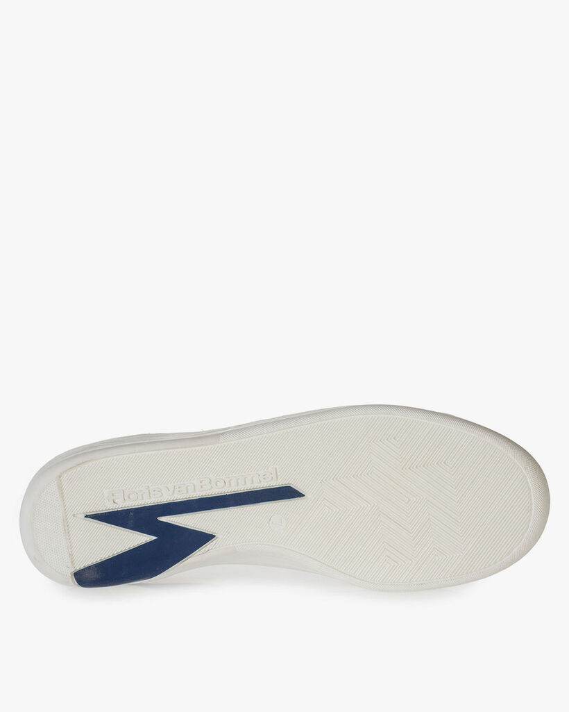 Donkerblauwe su&egrave;de sneaker