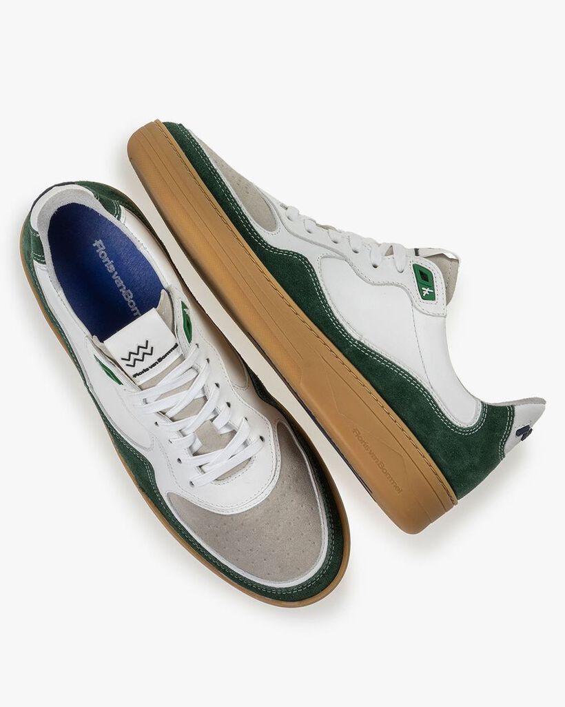 Sneaker su&egrave;de groen