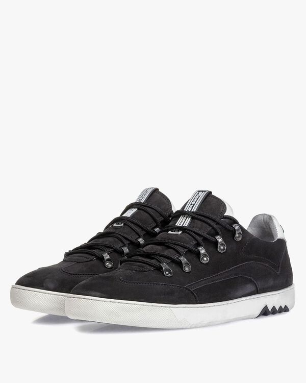 Hiking sneaker nubuck zwart