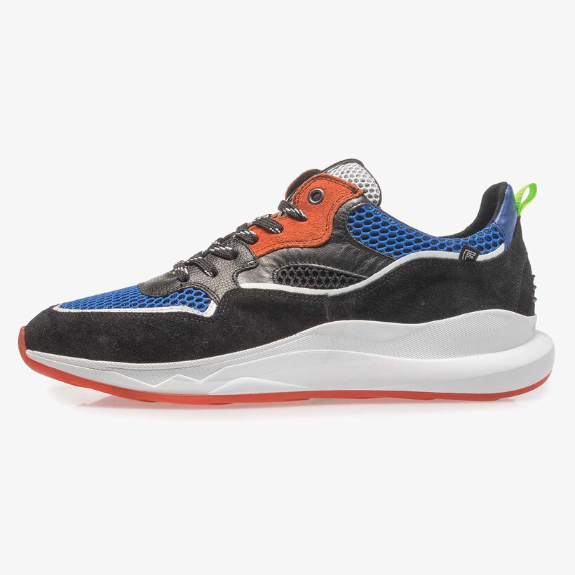 Zwarte su&egrave;de sneaker