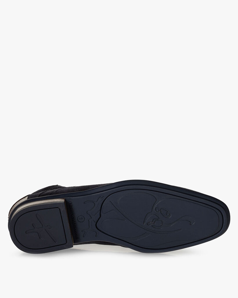 Veterboot su&egrave;de blauw