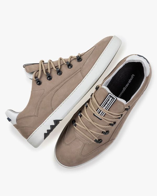 Hiking sneaker nubuck beige