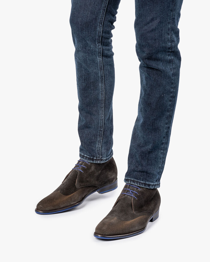 Veterboot grijs met print