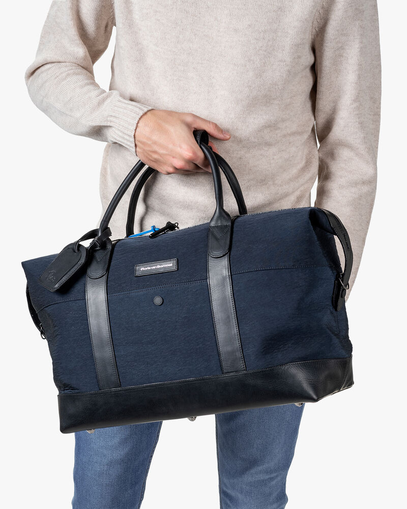 Overnight textiel blauw