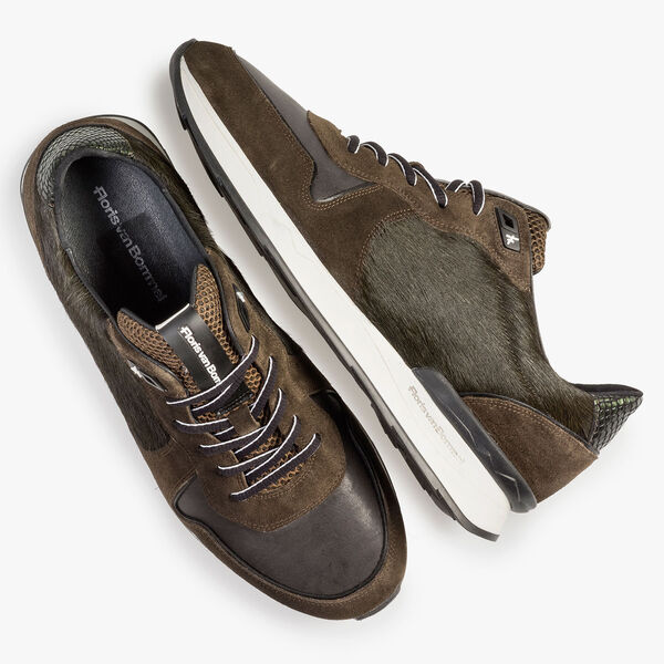Groene su&egrave;de sneaker