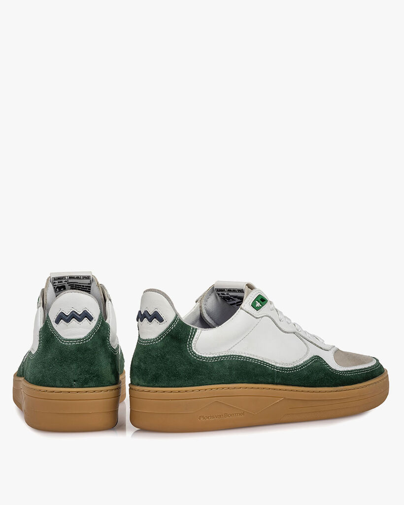 Sneaker su&egrave;de groen
