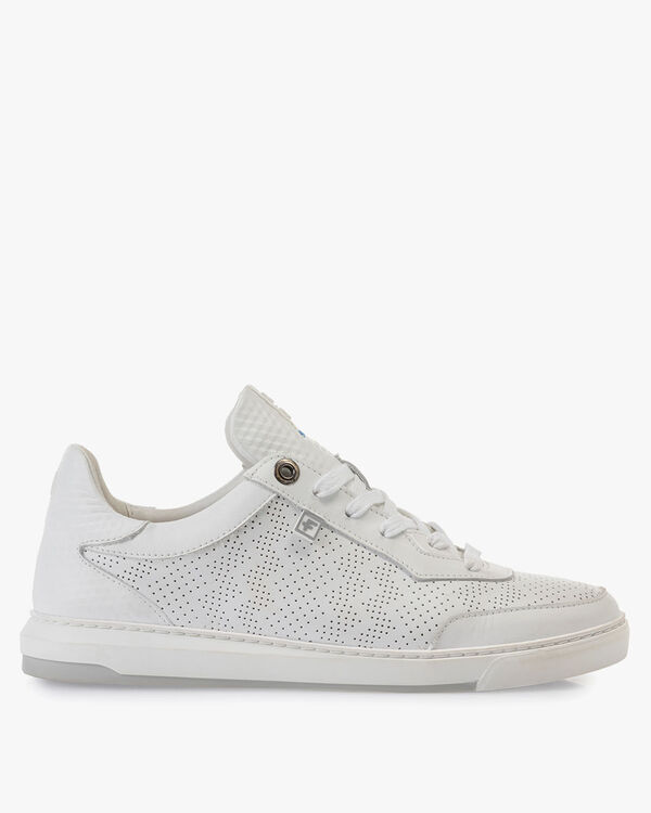 Sneaker white calf leather