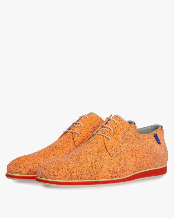 Veterschoen su&egrave;de oranje