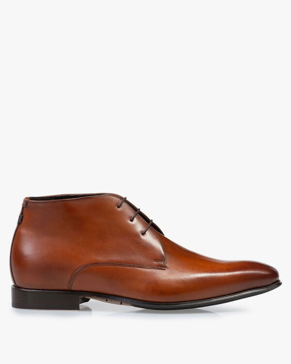 Veterboot kalfsleer cognac