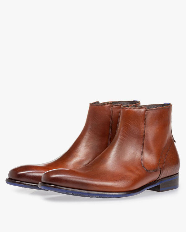 Chelsea boot cognac kalfsleer