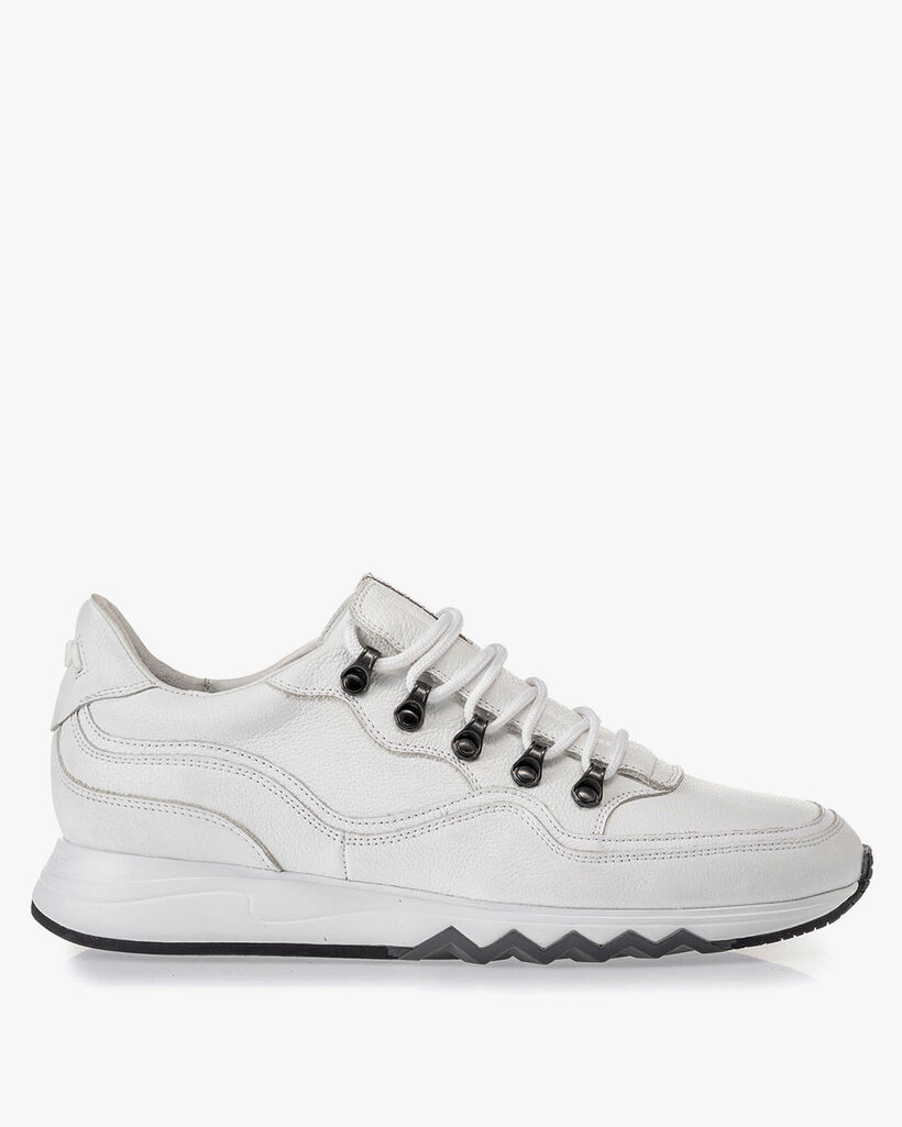 Sneaker met structuur wit