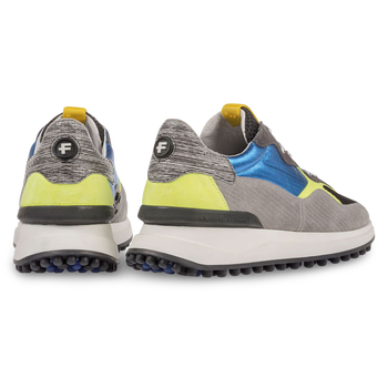 Multi-color sneaker geel/blauw