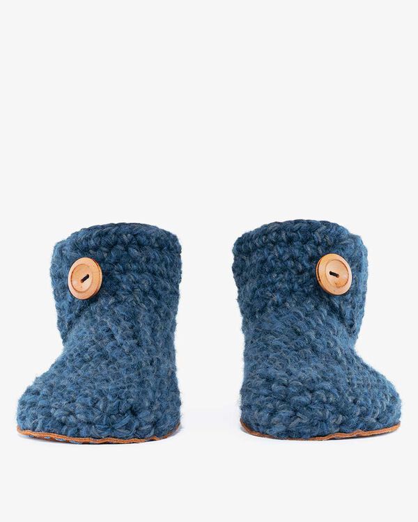 Kingdom of Wow home slippers blue