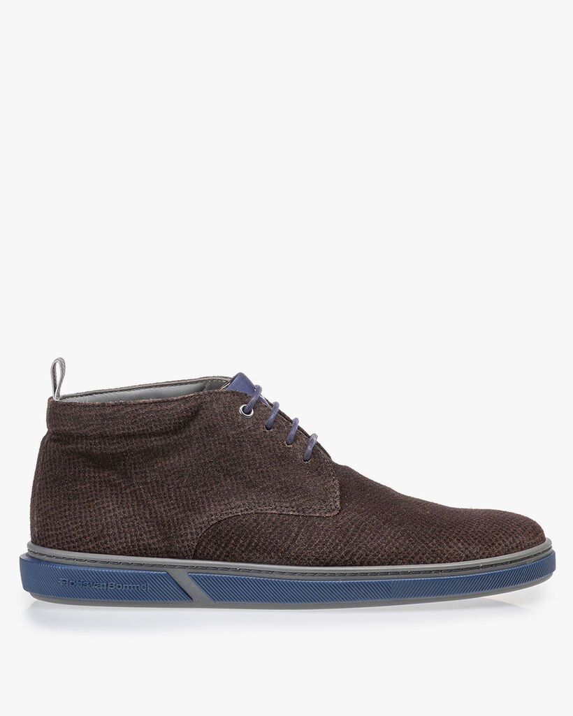 Veterboot bruin met print