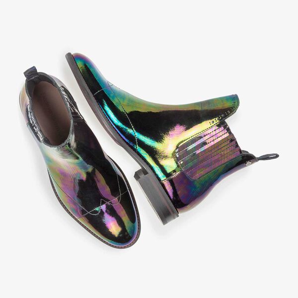 Multi-color chelsea boot van lakleer