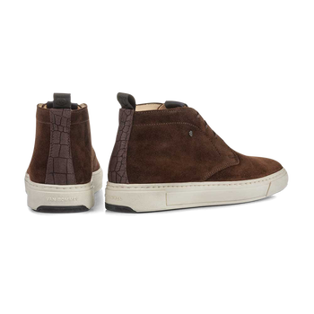 Desert boot donkerbruin su&egrave;de