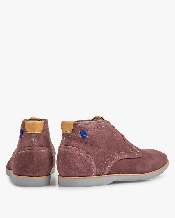 Boot su&egrave;de roze