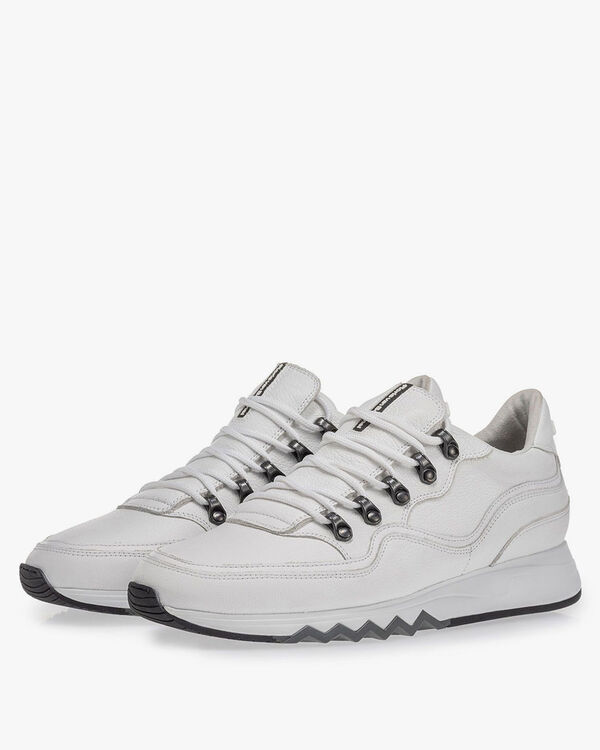 Sneaker met structuur wit