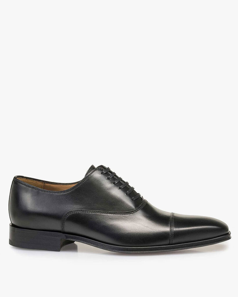 Lace shoe calf leather black