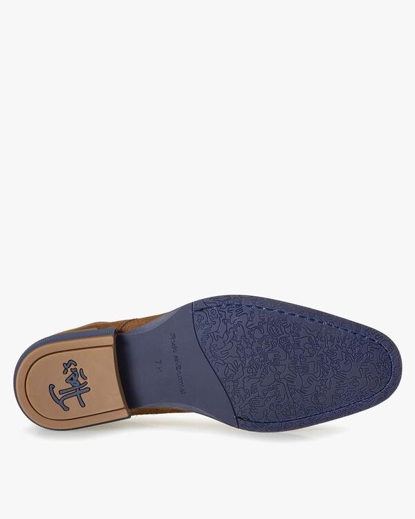 Boot su&egrave;de cognac