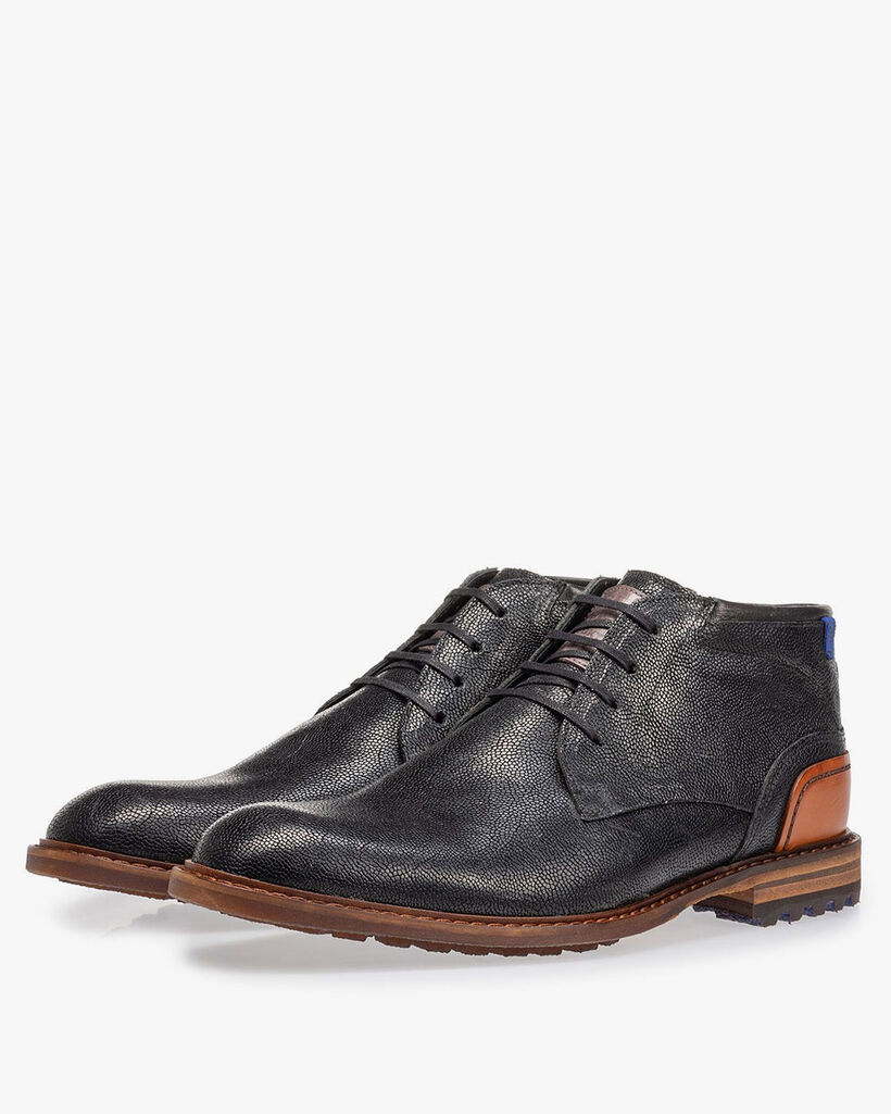Crepi boot zwart met print