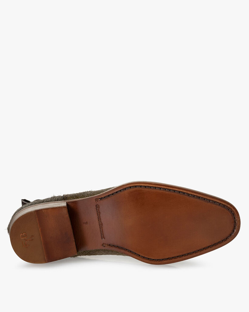 Chelsea boot pony taupe