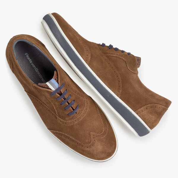 Bruine su&egrave;de brogue
