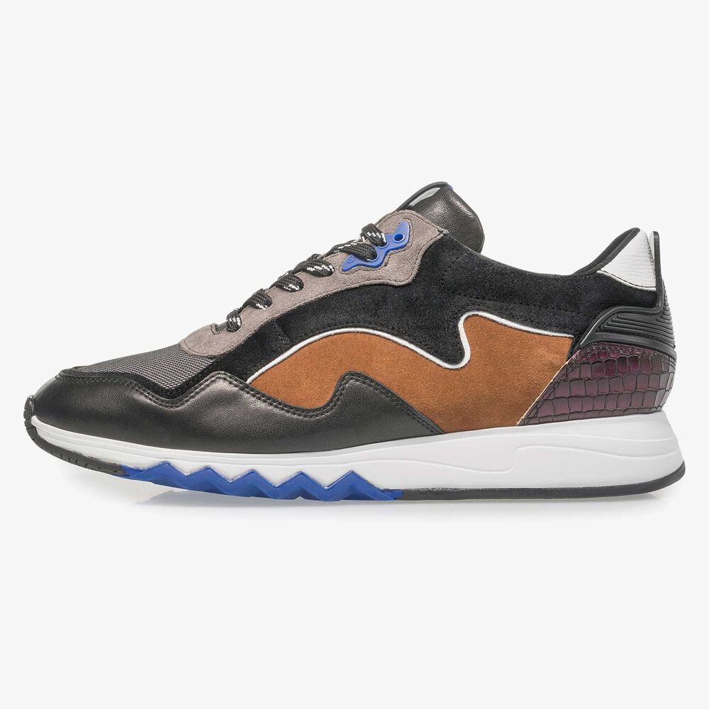 Multicolour su&egrave;de sneaker