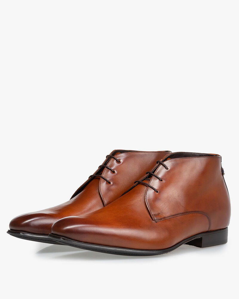 Veterboot kalfsleer cognac