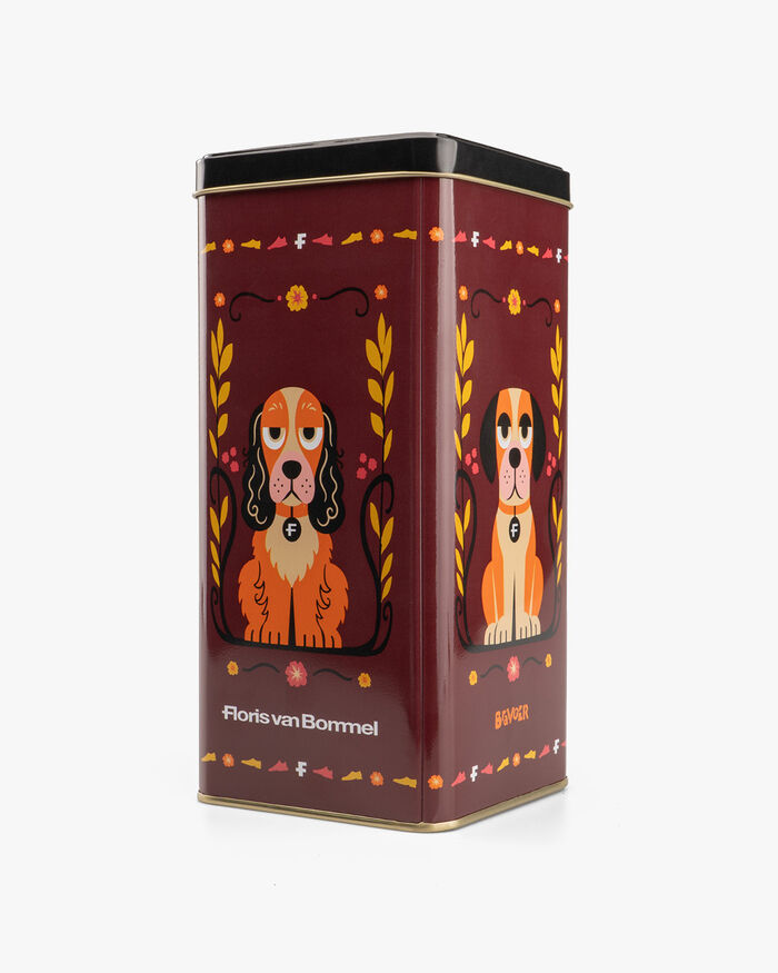 Bravoer dog treats in a tin X FvB