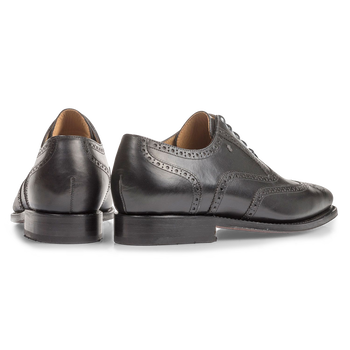 Zwarte kalfsleren brogue