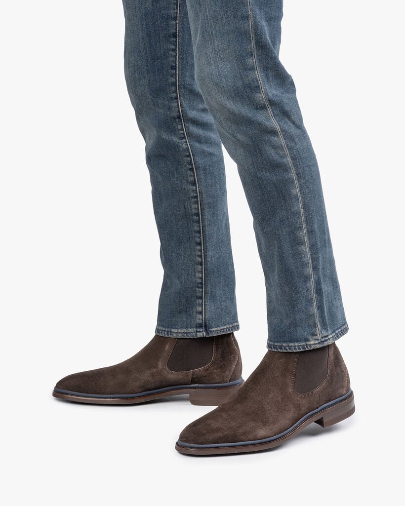 Chelsea boot su&egrave;de bruin