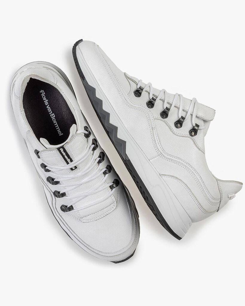 Sneaker met structuur wit