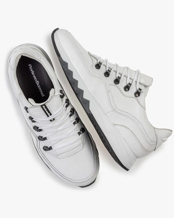 Sneaker met structuur wit