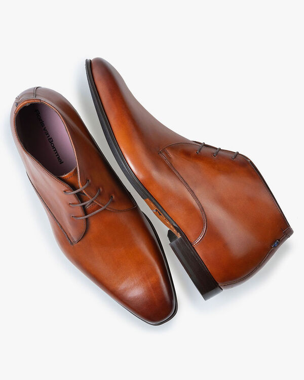 Veterboot kalfsleer cognac