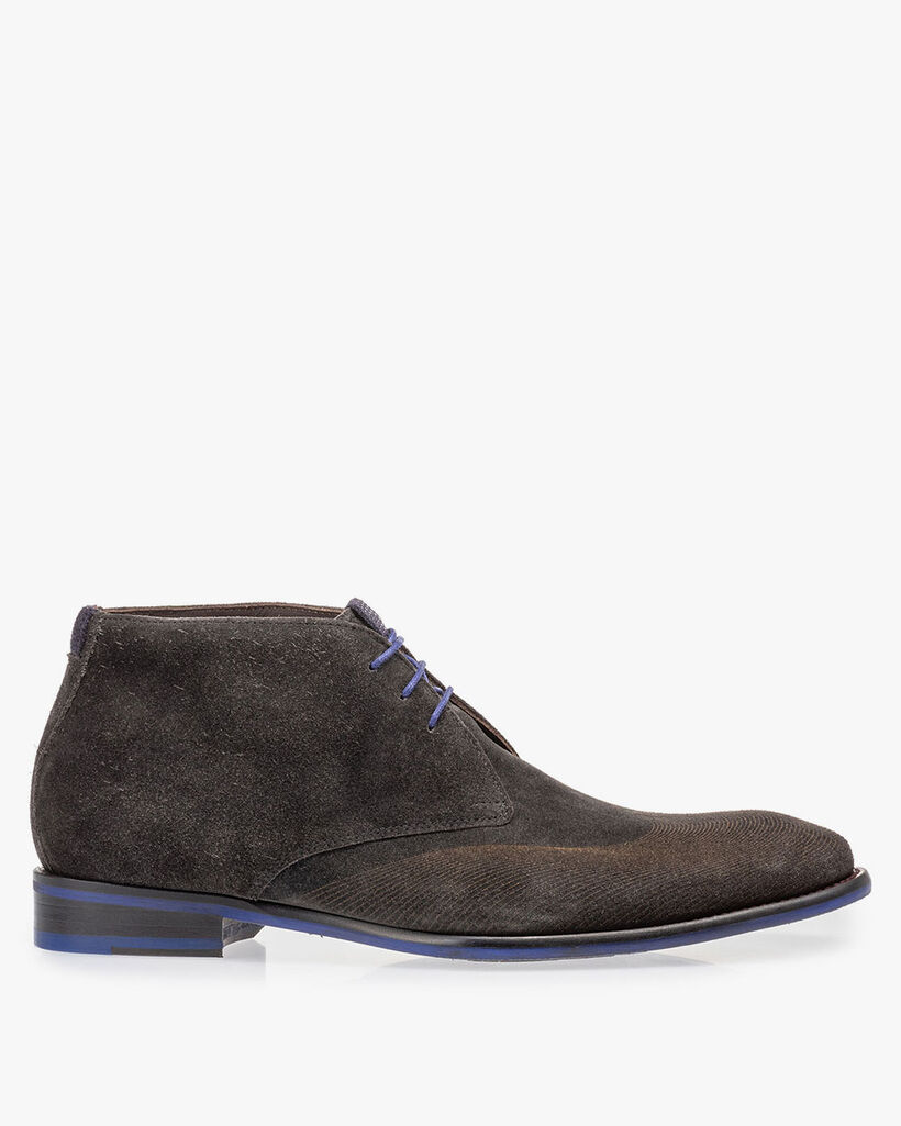 Veterboot grijs met print