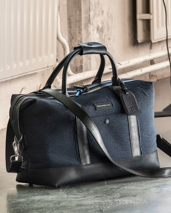 Overnight textiel blauw