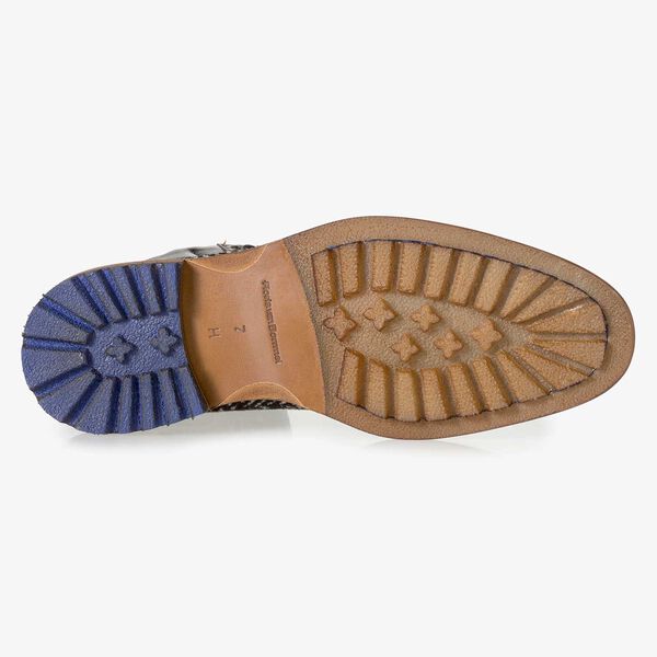 Premium offwhite pony veterboot met print