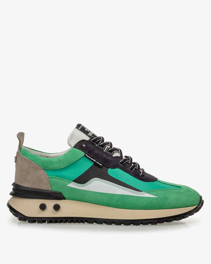 Sneaker Space Invaders groen