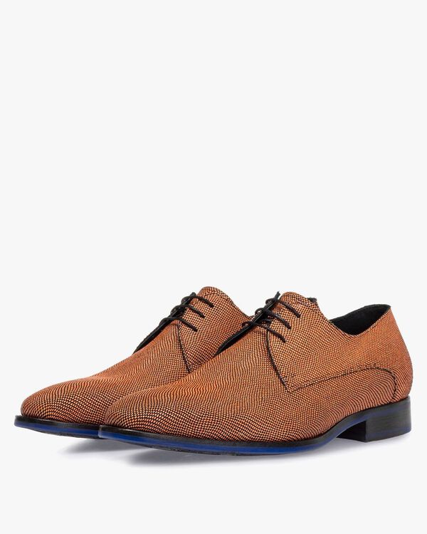Veterschoen su&egrave;de oranje