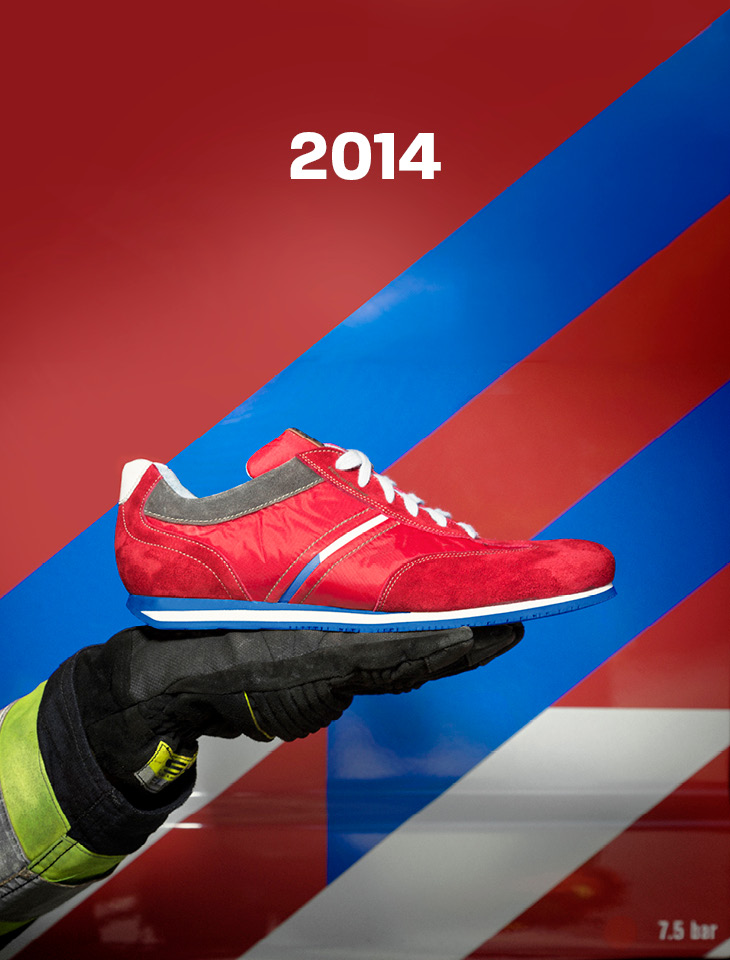 Floris van Bommel brandweer sneaker 2014 Floris van Bommel brandweer sneaker 2014