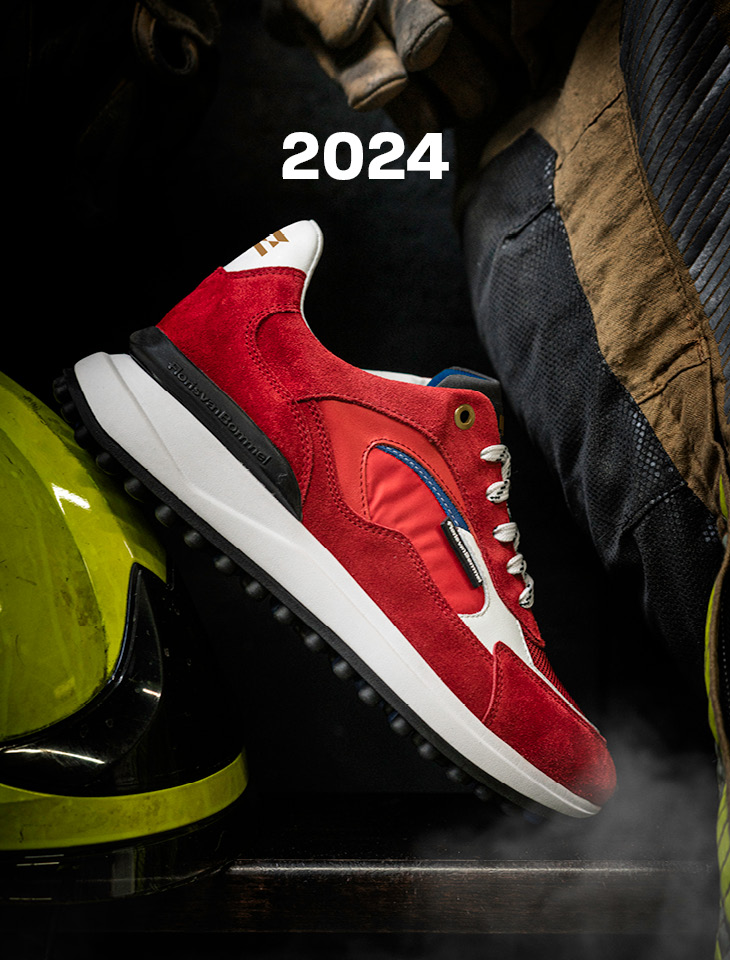 Floris van Bommel brandweer sneaker 2024 Floris van Bommel brandweer sneaker 2024